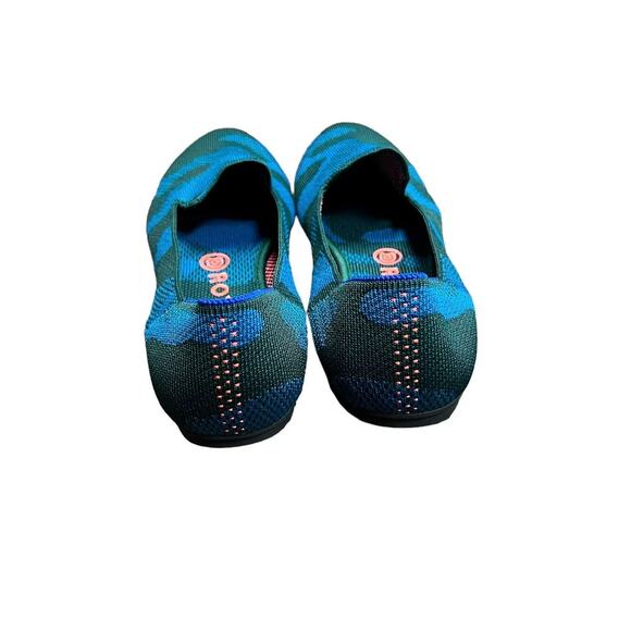 Rothy’s The Loafer Camo Teal‎ Retired Women’s Size 8.5 - Picture 4 of 9
